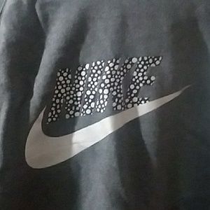 gray Nike hoodie